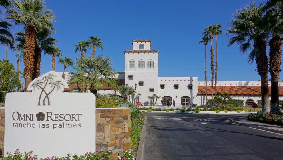 Entrance of Rancho Las Palmas Country Club - Window Replacement